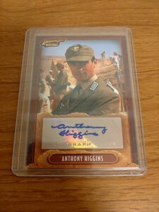 Topps Indiana Jones インディ・ジョーンズ ANTHONY HIGGINS 直筆サインカード ハリーポッター