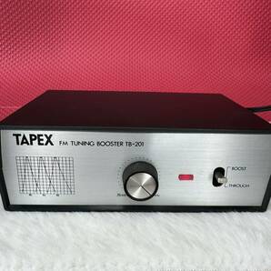 TAPEX FM チューニング ブースター TUNING BOOSTER TB-201 通電確認済の画像1