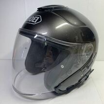 SHOEI　ショウエイ　J-CRUISE　J-クルーズ ジェットヘルメット　Mサイズ　57cm　中古品_画像2