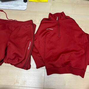 Reebok 赤 じゃーじ 上下セット セットアップ 古着