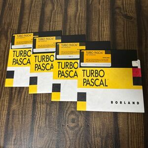FD TURBO PASCAL FOR WINDOWS BORLAND 5 -inch FD×4 sheets 
