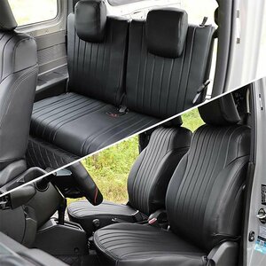 new model Suzuki Jimny JB64/JB74 seat cover front leather interior parts accessory custom special design front seat . rear seat 4 point set black 