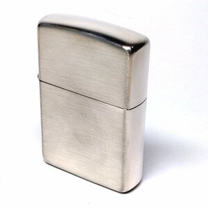 【侍】新品 未使用 STERLING SILVER スターリングシルバー プレーン 2005年製 レギュラー ZIPPO ジッポー 箱付 20+880