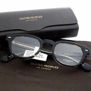 OLIVER PEOPLES オリバーピープルズ 定3.1万 日本製 Sheldrake-J ボスリントン メガネ フレーム 伊達眼鏡 ケース付 OV7949▲132▼bus9279d