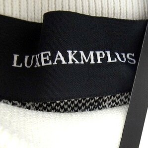LUXEAKMPLUS リュクスエイケイエムプラス UVカット 半袖 モックネックニット ニットソー ゴルフウェア LAK-23001 SN10 XL ▲041▼bus9331bの画像6