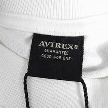 AVIREX アヴィレックス 新品 度詰め天竺 総刺繍 クルーネック 長袖 Tシャツ ロンT カットソー 3130025 030 2XL ▲019▼bus238us_画像6