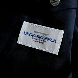 DEGE&SKINNER ディージ＆スキナー 定価16.6万 日本製 清涼サマーウール100％ 2B ジャケット パンツ スーツ 545A8022 AB4 ▲066▼bus9568aの画像9