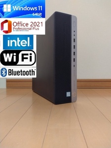 爆速PC【新品・最速M.2 SSD搭載】HP ProDesk600/Corei5 9500 第9世代/ Wi-Fi内蔵 / Win11 PRO 64bit /メモリ16GB / HDD 500GB /Office2021 