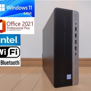 爆速PC【新品・最速M.2 SSD搭載】 HP ProDesk600 / Core i5 7500 / Win11 PRO 64bit /メモリ8GB / HDD 500GB /Office2021 /Wi-Fi内蔵の画像1