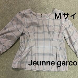 Jeunne garcon チェック柄トップス(ブラウス) Mサイズ