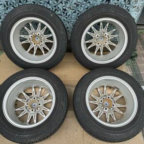 Strategy 14インチ 5.5J +42 PCD100 4穴/BSエコピア NH100C 165/70R14 2021年製 4本セット #384-2の画像2