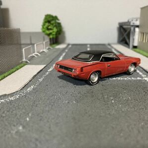 1/64 グリーンライト 1970 プリマス ヘミクーダ クーダ ヘミ HEMI レッド系 希少 レアの画像2