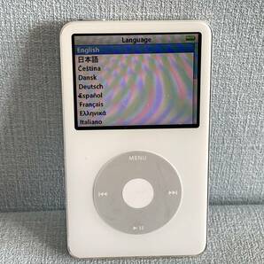 iPod classic 30GB 第5.5世代 ホワイト A1136 動作確認の画像2