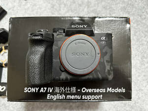 SONY A7 IV ILCE-7M4 overseas specification Overseas Models