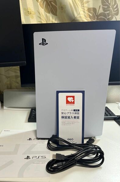 ps5本体+GEO安心プラス保証　CFI-1200A 通常盤(ディスクドライブ搭載)