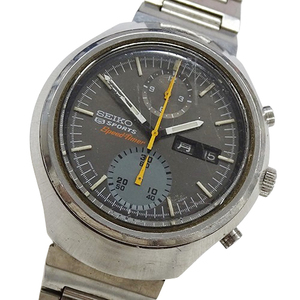 １円〜 セイコー SEIKO 5スポーツ スピードタイマー 6138-0020 時計 メンズ ブランド デイト 自動巻き AT ステンレス SS(v0080902700)