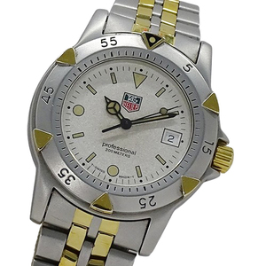 1 jpy ~ TAG Heuer TAG Heuer Professional WD1221-K-20 clock men's brand Date 200m quarts QZ stainless steel (v0081027100)