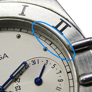 １円〜 オメガ OMEGA コンステレーション 時計 メンズ ブランド デイデイト クオーツ QZ ステンレス SS シルバー(v0081168900)の画像8