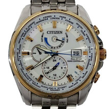 １円〜 シチズン CITIZEN アテッサ ダブルダイレクトフライト H820-T021701 時計 メンズ ブランド エコドライブ 電波時計 (v0081221700)_画像2