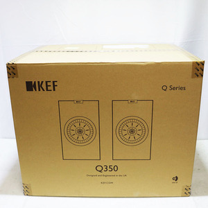 新品未使用 KEF Q350（サテンブラックペア） スピーカー