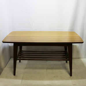 美品 カリモク60 リビングテーブル小 幅90cm T36300 RWの画像1