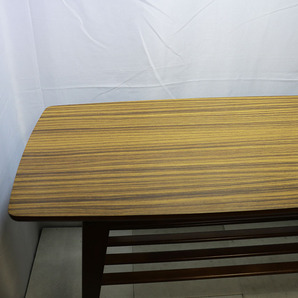 美品 カリモク60 リビングテーブル小 幅90cm T36300 RWの画像5