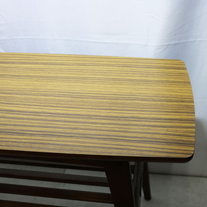 美品 カリモク60 リビングテーブル小 幅90cm T36300 RWの画像4