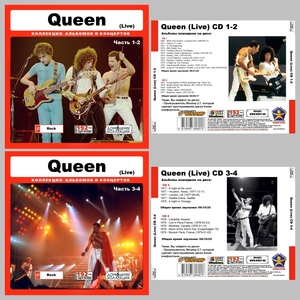 【スペシャル版】QUEEN LIVE CD1+2+3+4+5+6+7+8 超大全集 まとめて70アルバムMP3CD 8P￠