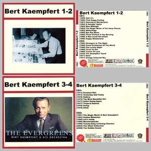 【スペシャル版】BERT KAEMPFERT CD1+2+3+4 NEW 超大全集 まとめて39アルバムMP3CD 4P♪