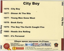 CITY BOY 大全集 MP3CD 1P♪_画像2