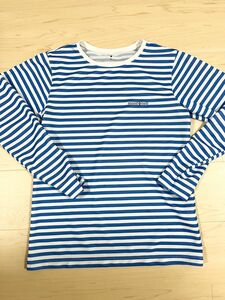 【中古】mont-bell ボーダーシャツ　Lサイズ