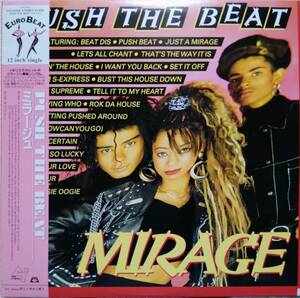 【12's Euro Beat】Mirage「Push The Beat」Promo JPN盤
