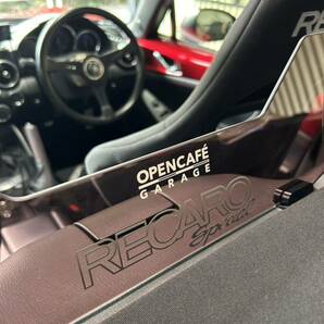 N Dロードスター Opencafe garageウインドブロッカー ドアウェッジセットの画像5