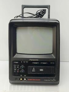 ZDP Panasonic Panasonic AG-8CR портативный VHS видео телевизор электронно-лучевая трубка подлинная вещь * электризация OK