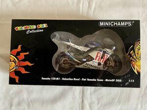 ミニチャンプス 1/12 ヤマハ YZRM1 ロッシ フィアットヤマハ MotoGP 2010 未開封品 MINICHAMPS ミニカー Rossi モトGP