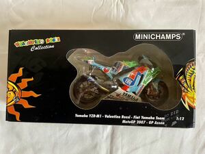 ミニチャンプス 1/12 ヤマハ YZR-M1 ロッシ モトGP 2007 アッセン 未開封品 MINICHAMPS MotoGP PMA ミニカー