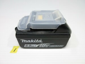  super-discount Makita original battery BL1860B① 18V 6.0AH full charge settled lithium ion 1 year use did. selling out 