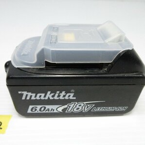 激安 マキタ 純正 バッテリーBL1860B② 18V 6.0AH フル充電済 リチウムイオン 1年使用しました。 売り切りの画像1