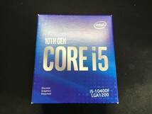 CPU Intel Core i5-10400F 未使用 開封のみ 即納 日本正規品 LGA1200_画像1