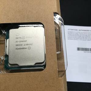 CPU Intel Core i5-10400F 未使用 開封のみ 即納 日本正規品 LGA1200の画像2