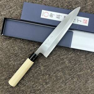 ★送料込★堺正孝白鋼別打はがね鍛造身卸包丁210mm7寸右片刃万能包丁 堺打刃物和包丁 刃物 出刃包丁 庖丁 調理器具