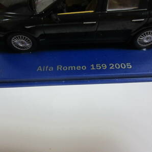 即決 M4 1/43 ALFA ROMEO 159 アルファロメオ 159 2005年 ブラックの画像7