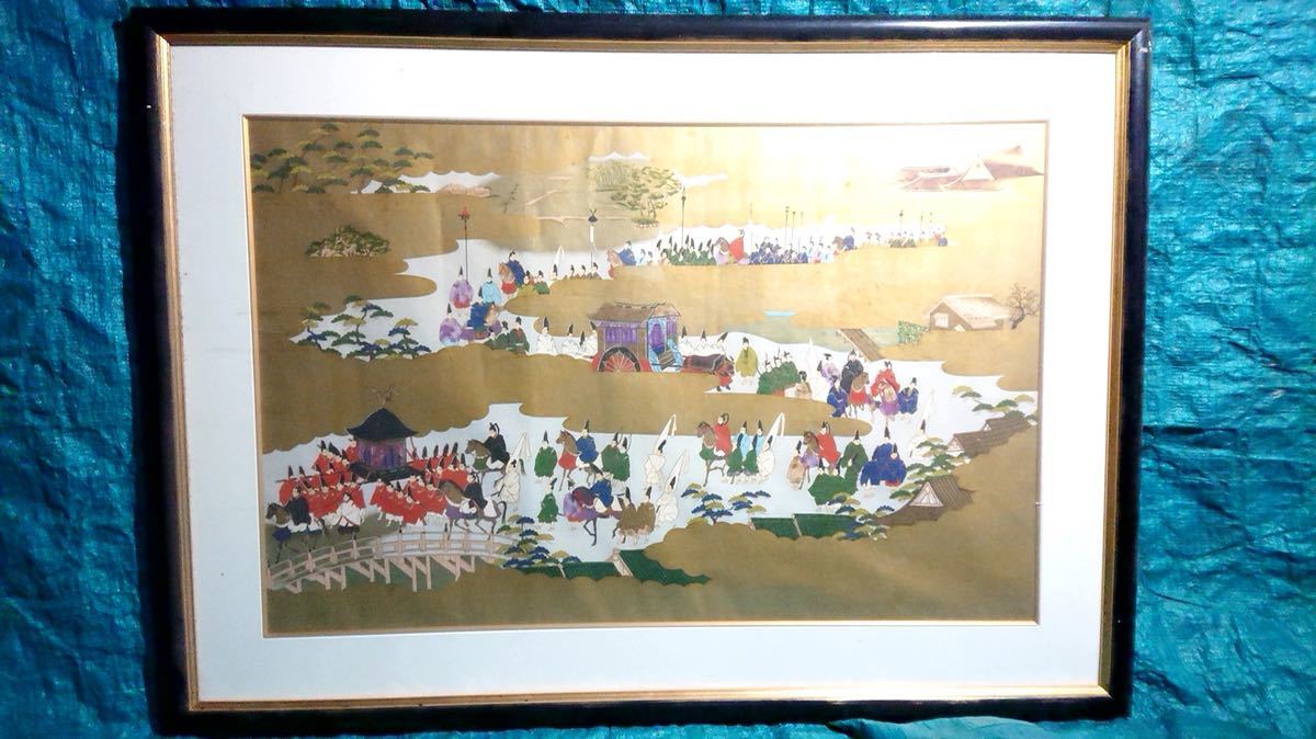 Ukiyo-e-Gemälde einer Daimyo-Prozession, nur persönliche Übergabe, Malerei, Ukiyo-e, Drucke, Kriegergemälde
