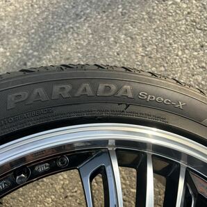 バリ山 ヨコハマPARADA SPEC-X 245/45R20 99V PM ホイール付き夏タイヤ4本セット ハリアー、RAV4の画像8