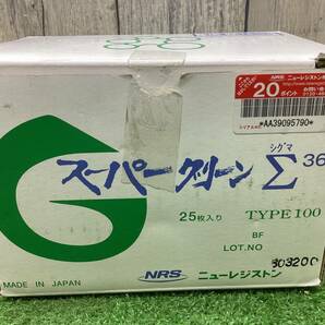 発送迅速【未使用】ニューレジストン♪スーパーグリーンΣ36♪TYPE100♪100mm砥石25枚入♪アクトツール富山店♪BYの画像3