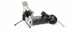 TASCAM TRACKPACK 2x2 レコーディングパッケージ インターフェース/マイク/ヘッドホン