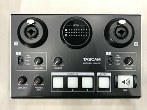 TASCAM 家庭用放送機器(USBオーディオインターフェース)「MiNiSTUDIO CREATOR US-42」【No.1274】