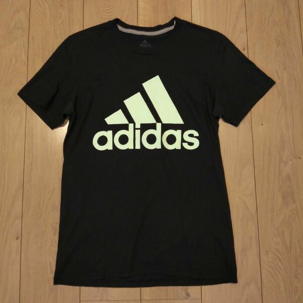 USA古着卸 Sサイズ adidas アディダス THE GO TO TEE ロゴ プリント Tシャツ