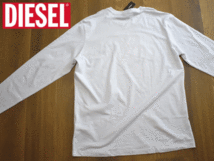 1円スタート!【新品】(XL) DIESEL ディーゼル 長袖 Tシャツ ロンT コットン ボックスロゴ カジュアル 男女兼用 K31_画像8