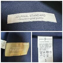 【極美品】JOURNAL STANDARD ジャーナルスタンダード FULFLAN イージースーツ セットアップ 上下 ストレッチ 伸縮性 紺 ネイビー S_画像9